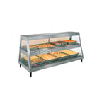 image of Hatco GRHD-4P Glo-Ray® Countertop Heated Display Case -  See-thru Design, 4 Pan Shelf