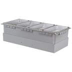 image of Hatco HWB/H-L/RT-43 Drop-In 4/3-Size Heated Wells, Without Drain