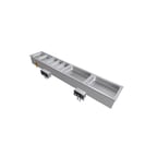 image of Hatco HWBI-S4 Drop-In Modular/Ganged Slim Heated Wells, With Drain
