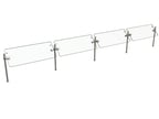 image of Hatco ORBIT360-144 Stationary Sneeze Guard