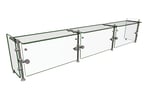 image of Hatco ORBIT900-09612 Stationary Sneeze Guard