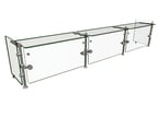 image of Hatco ORBIT900-09615 Stationary Sneeze Guard
