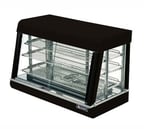 image of Adcraft HD-36 Self-Service Countertop Heated Display Case w/ 3 Shelves, Sliding Doors