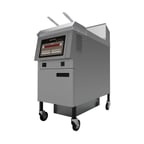 image of Henny Penny OFE321.03 Full Pot Floor Model Electric Fryer w/ 1 Rectangular Fry Pot, 65-lbs. Fat