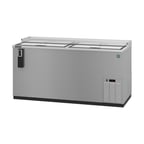 image of Hoshizaki CC65-S 65" Two Section Stainless Steel Horizontal Bottle Cooler, 19.6 cu. ft.