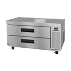 image of Hoshizaki CR49A 49" 2 Drawers Refrigerated Chef Base, All Stainless Steel