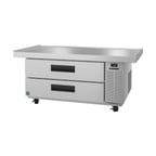 image of Hoshizaki CR60A 60" 2 Drawers Refrigerated Chef Base, (2) 12" x 20" Pan Capacity