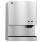 image of Hoshizaki DCM-751BWH 34" Countertop Nugget 782 lb Ice & Water Dispenser, Water Cooled, 95 lb Bin