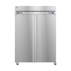 image of Hoshizaki DT2A-FS 55" 2-Section Reach-In Refrigerator/Freezer Combo w/ 2 Solid Doors, Steelheart Series