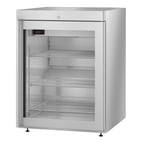 image of Hoshizaki HR24C-G 24" Compact 1-Section Undercounter Refrigerator w/ 1 Glass Door, 3.7 cu. ft.
