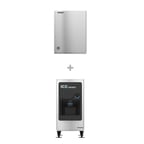 image of Hoshizaki KM-350MWJ/DB-130H Crescent 414 lb Ice Machine with Ice Dispenser