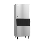 image of Hoshizaki KM-901MWJ/B-500SF Water Cooled Crescent 950 lb Ice Machine with Bin, 500 lb Storage