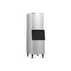 image of Hoshizaki KMD-410MAJ/BD-300SF Air Cooled Crescent 418 lb Ice Machine with Bin, 300 lb Storage