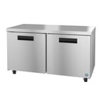 image of Hoshizaki UF60B-01 60" 2-Section Steelheart Series Undercounter Freezer w/ 2 Doors, 15.27 cu. ft.