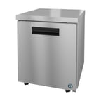 image of Hoshizaki UR27A-LP 27" One Solid Door Undercounter Refrigerator, 7.21 cu. ft.
