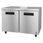 image of Hoshizaki UR48B-01 48" Two Section Undercounter Refrigerator w/ 2 Doors, 13.66 cu. ft.