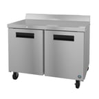 image of Hoshizaki WR48B-01 48" 2-Section Worktop Refrigerator w/ 2 Lockable Doors, 13.66 cu. ft.