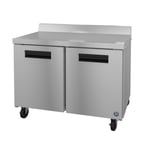 image of Hoshizaki WR48B 48" 2-Section Worktop Refrigerator w/ 2 Doors, 13.66 cu. ft.