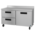 image of Hoshizaki WR60B-D2 60" 2-Section Worktop Refrigerator w/ 2 Drawers & 1 Door, 15.1 cu. ft.