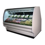 image of Howard-McCray R-CDS40E-4C-BE-LED 52" Curved Refrigerated Deli Display Case