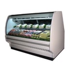 image of Howard-McCray R-CDS40E-4C-LED 52" Curved Refrigerated Deli Display Case