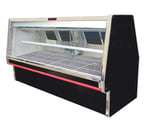 image of Howard-McCray R-CMS34E-8-BE-LED 101" Double Duty Flat Refrigerated Meat Display Case, Remote