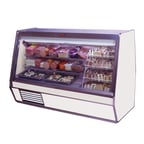 image of Howard-McCray SC-CDS32E-6PT-LED 74" Self Service Flat Refrigerated Deli Display Case