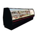 image of Howard-McCray SC-CDS40E-4C-BE-LED 52" Curved Refrigerated Deli Display Case
