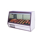 image of Howard-McCray SC-CMS32E-4-S-LED 50" Single Duty Flat Refrigerated Meat Display Case