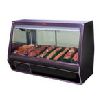 image of Howard-McCray SC-CMS32E-8-BE-LED 98" Single Duty Flat Refrigerated Meat Display Case
