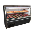 image of Howard-McCray SC-CMS34N-10-BE-LED 120" Double Duty Flat Refrigerated Meat Display Case