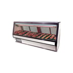 image of Howard-McCray SC-CMS40E-10-S-LED 125" Single Duty Flat Refrigerated Meat Display Case