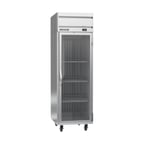 image of Beverage Air HR1HC-1G 26" One Section Reach-In Refrigerator w/ Glass Full Door, Top Mount, 1/4 hp, 22 cu. ft.