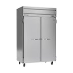 image of Beverage Air HR2HC-1S, 52" Two Section Reach-In Refrigerator w/ 2 Solid Full Doors, Top Mounted, 1/3 hp, 47 cu. ft.