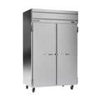image of Beverage Air HRP2HC-1S, 52" Two Section Reach-In Refrigerator w/ 2 Solid Full Doors, Top Mounted, 1/3 hp, 47 cu. ft.