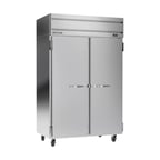 image of Beverage Air HRPS2HC-1S 52" Two Section Reach-In Refrigerator w/ 2 Solid Full Doors, Top Mounted, 1/3 hp, 47 cu. ft.