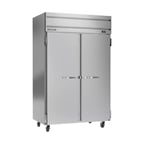 image of Beverage Air HRS2HC-1S Two Section Reach-In Refrigerator w/ 2 Solid Full Doors, Top Mounted, 1/3 hp, 47 cu. ft.