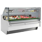 image of Infrico USA IDC-VBC18SCP 76" Single Duty Flat Refrigerated Meat Display Case
