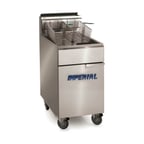 image of Imperial IFS-75-OP Floor Model Gas Open Pot Fryer, 75 lbs - 175,000 BTU