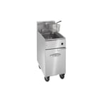 image of Imperial IFS-40-EU Full Pot Floor Model Electric Fryer w/ 40-lb., Thermostatic Controls, 2 Baskets