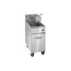image of Imperial IFS-50-EU Full Pot Floor Model Electric Fryer w/ 50-lb., Thermostatic Controls, 2 Baskets