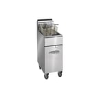 image of Imperial IFS-50-OP Full Pot Floor Model Gas Fryer w/ 50-lb Capacity, 2 Baskets, Thermostat