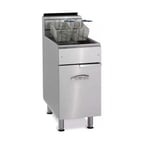 image of Imperial IFS-75 Floor Model Gas Tube Fired Fryer with 75 lbs, Millivolt Controls, 175.000 BTU