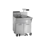 image of Imperial IFSCB550-OP-T Multiple Battery Gas Fryer w/ (5) 50-lb Frypots, Built-In Filter, Thermostat Controls