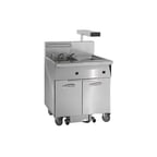 image of Imperial IFSCB175EUC Full Pot Floor Model Electric Fryer w/ 75-lb., Computer Controls, Built-In Filtration