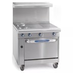 image of Imperial IHR-2HT-2-E-C 36" Electric Heavy Duty Range