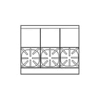 image of Imperial IHR-3HT-3-XB 36" Gas Heavy Duty Range w/ (3) Open Burners, (3) Hot Tops, (1) Open Cabinet Base, 210.000 BTU