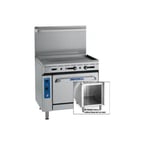 image of Imperial IHR-G24-XB 24" Gas Heavy Duty Range w/ 24" Full Griddle, (1) Open Cabinet Base, 60.000 BTU