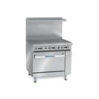 image of Imperial IR-G36-C 36" Gas Restaurant Range w/ 36" Full Griddle, (1) Convection Oven, 90.000 BTU