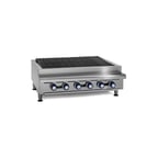 image of Imperial IRB-72 72" Countertop Gas Radiant Charbroiler w/ (12) Burners, 180.000 BTU